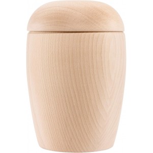 Exclusive Cremation Ashes Urn – The Mind – Natural Beech – Inner Purity and Grace